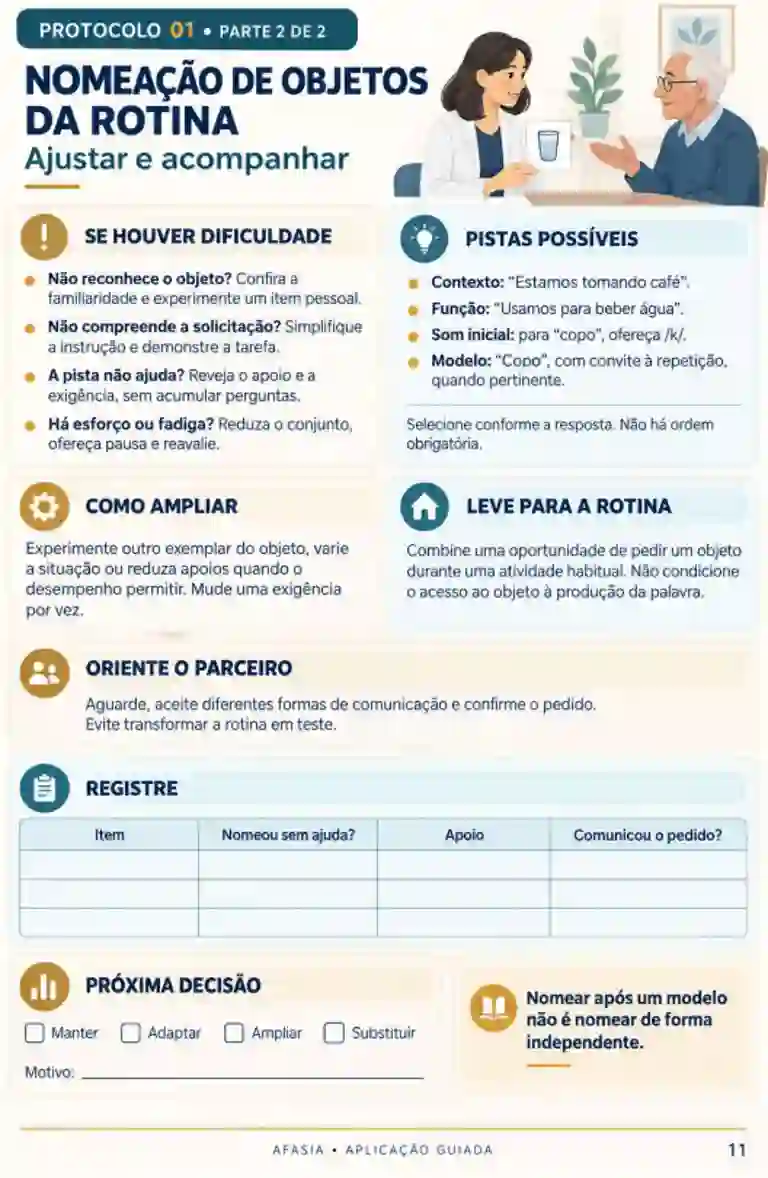 Protocolo 01 — Nomeação de objetos da rotina: ajustar e acompanhar